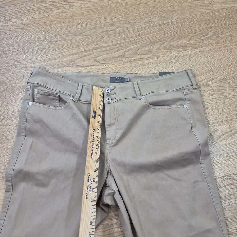 Torrid Jegging Jeans Womens 24R Super Soft Skinny Carrer Dress Pants 44x27 NEW